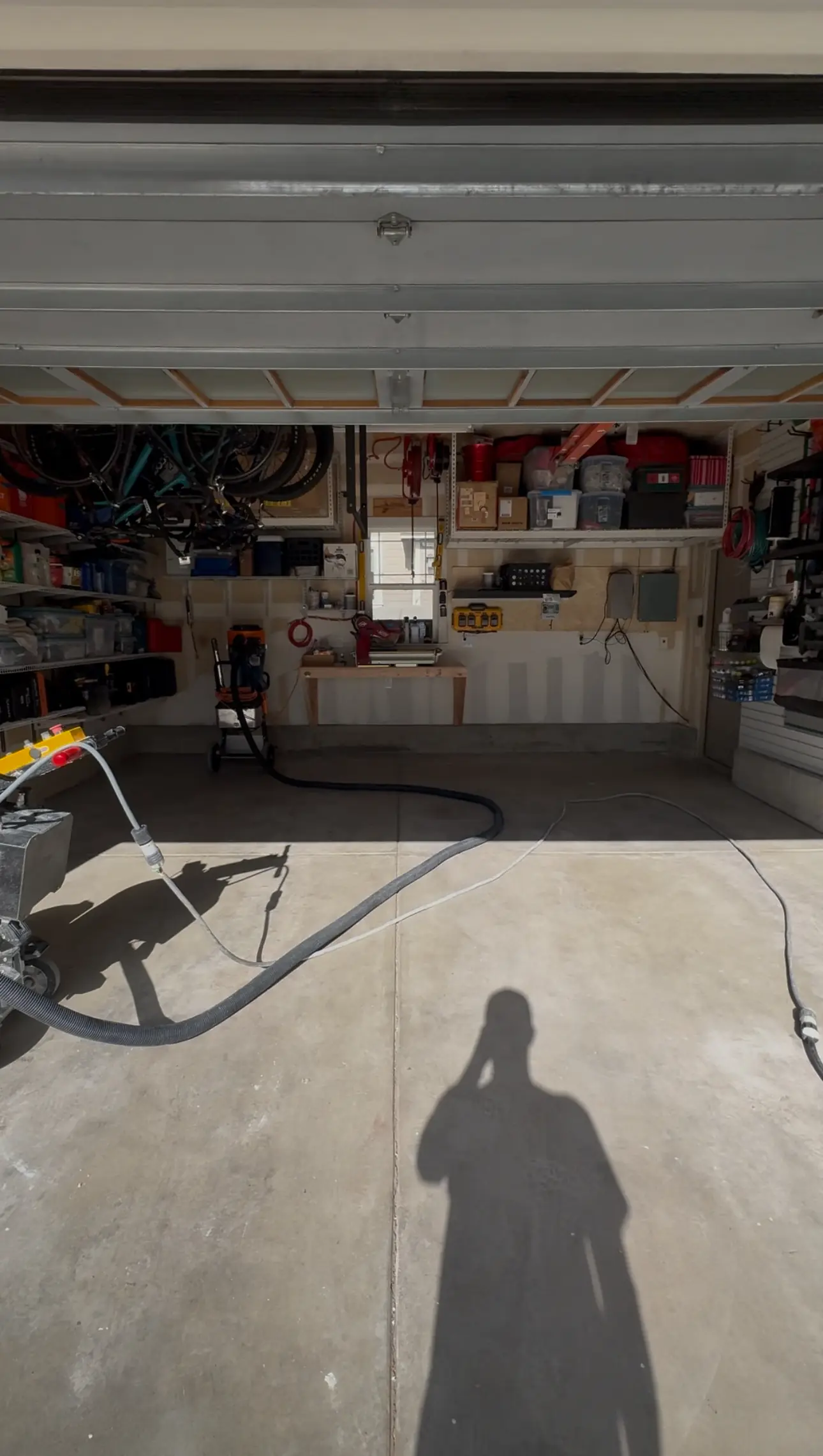 Flake epoxy garage floor in Thornton CO home