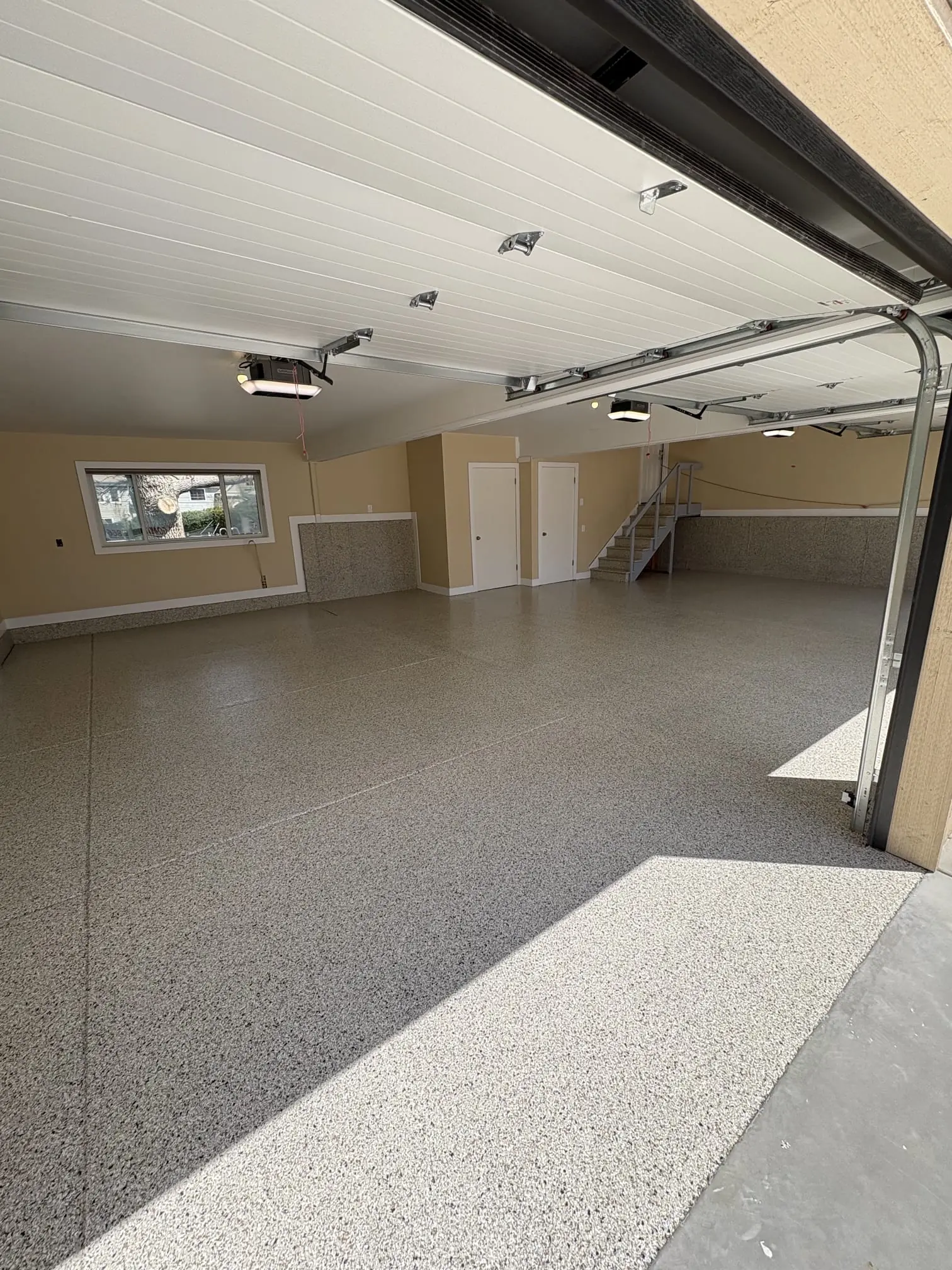 Metallic epoxy flooring in Castle Rock, Colorado garage