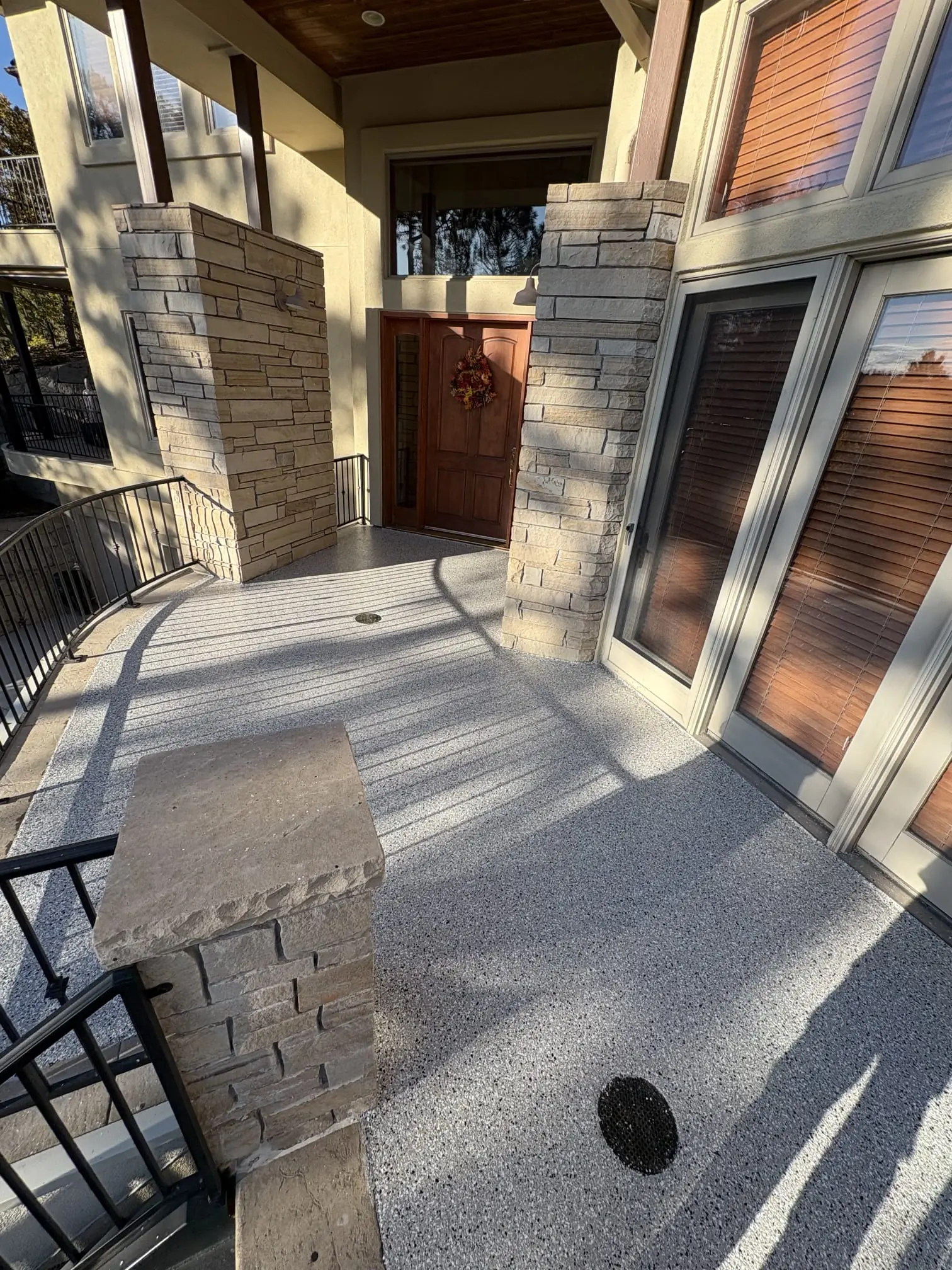 Seamless epoxy flooring for tattoo studio in Denver Metro