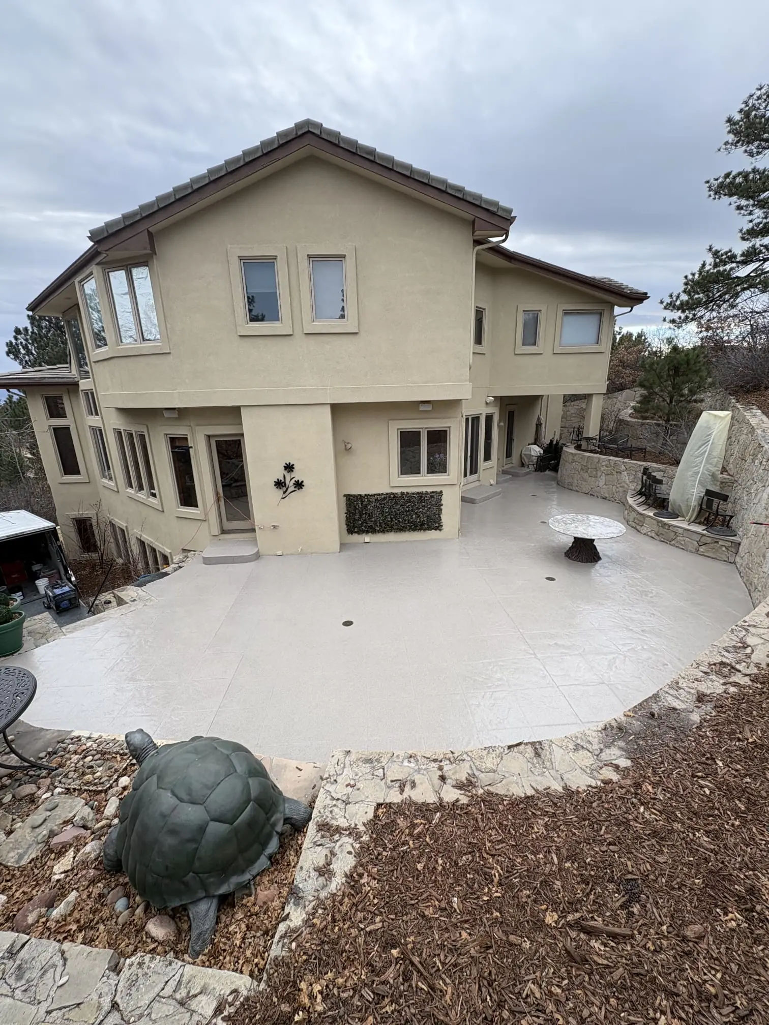 Cementitious urethane floor in commercial kitchen Denver