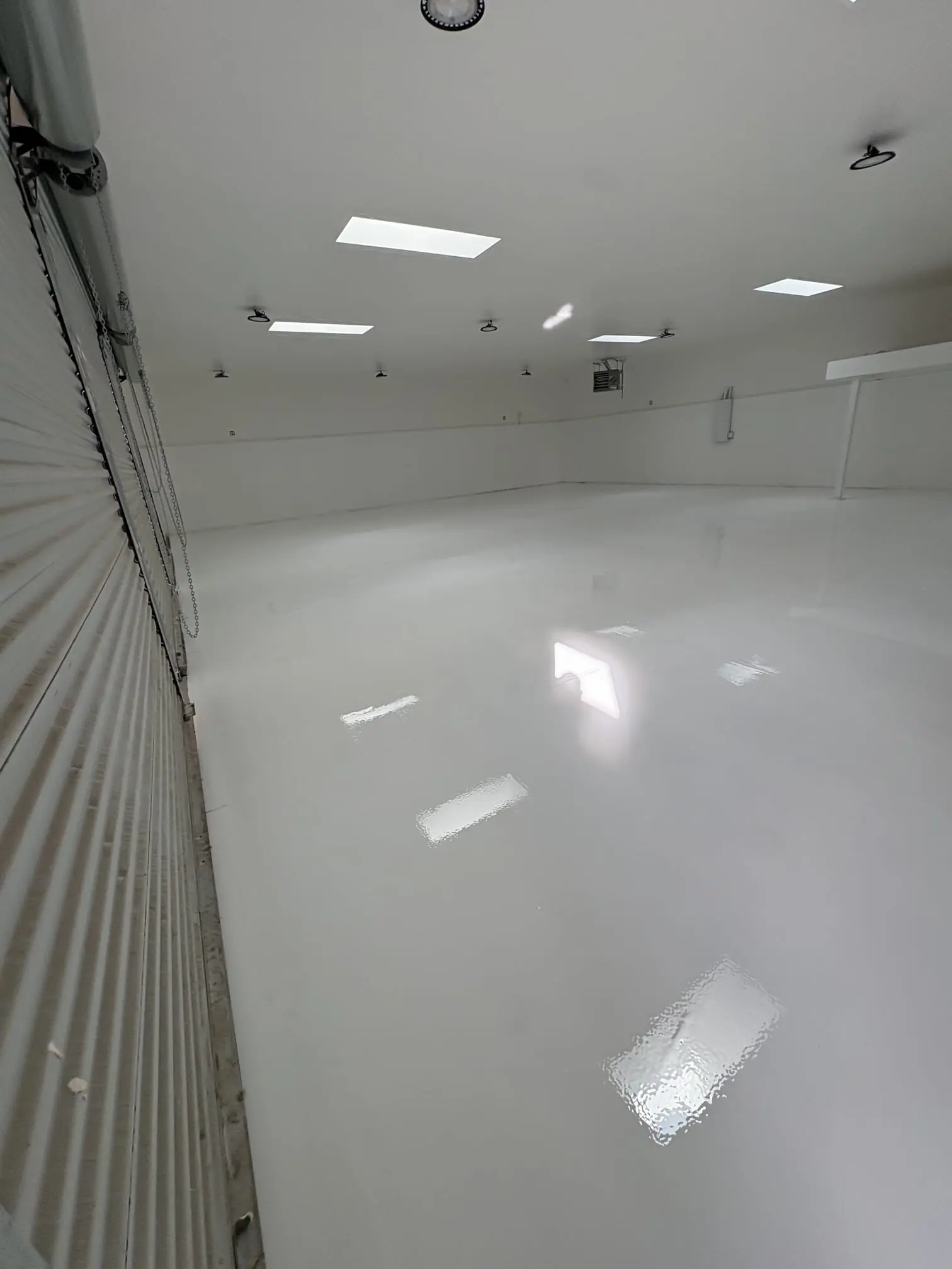 Metallic epoxy flooring installation in Northglenn Colorado home